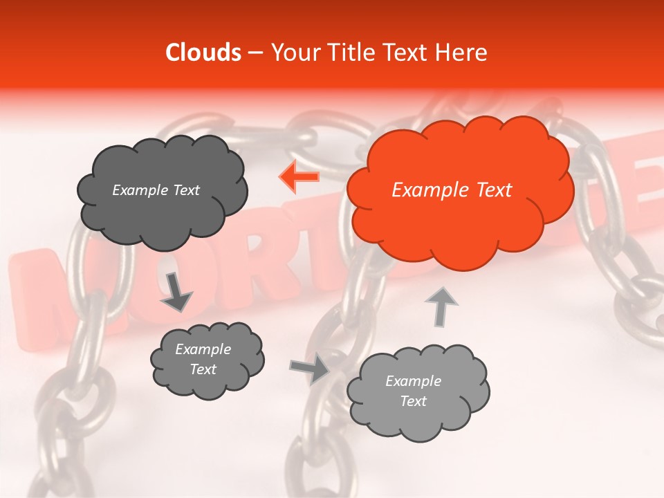 Elderly Touching Hand PowerPoint Template