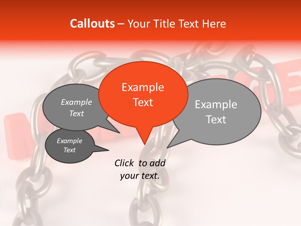 Elderly Touching Hand PowerPoint Template