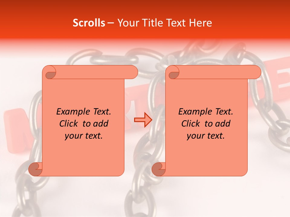 Elderly Touching Hand PowerPoint Template