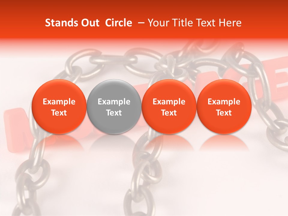 Elderly Touching Hand PowerPoint Template