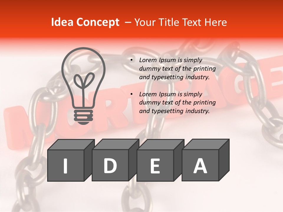 Elderly Touching Hand PowerPoint Template