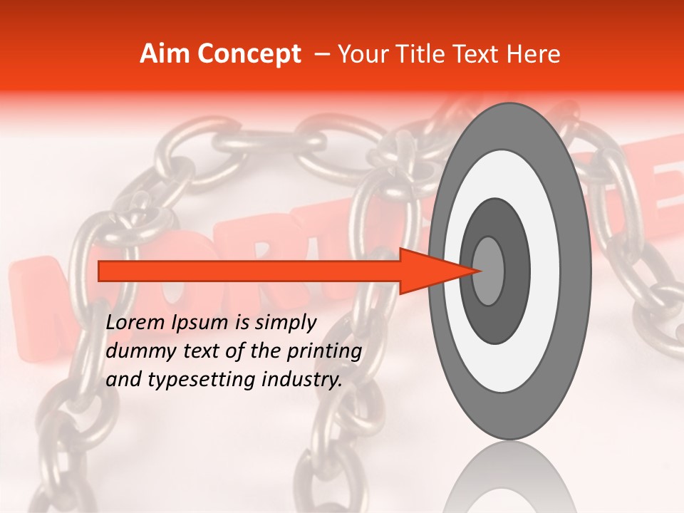 Elderly Touching Hand PowerPoint Template