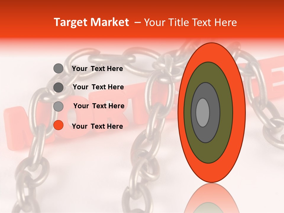 Elderly Touching Hand PowerPoint Template