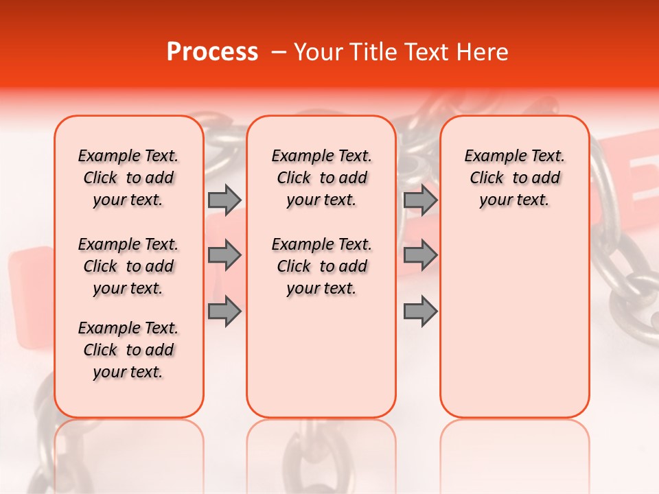 Elderly Touching Hand PowerPoint Template