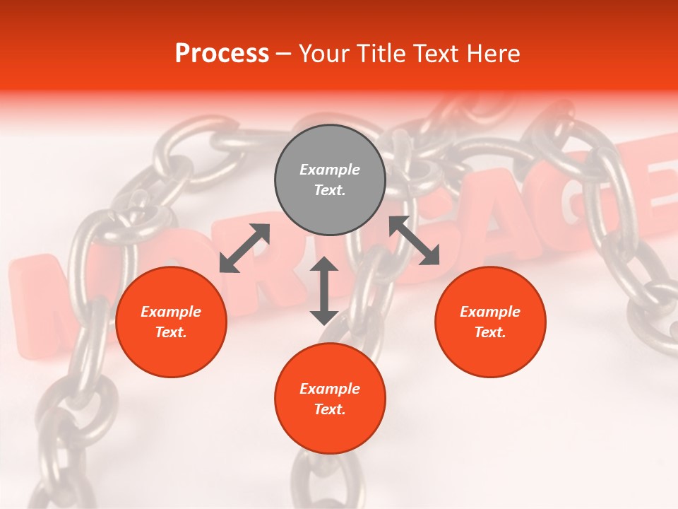 Elderly Touching Hand PowerPoint Template