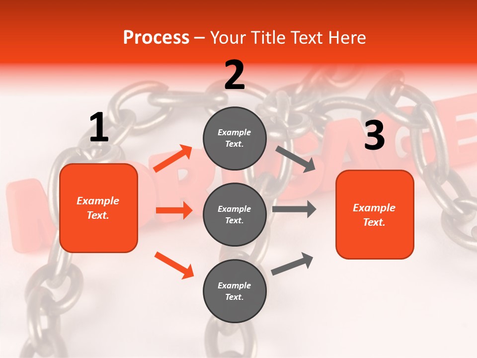 Elderly Touching Hand PowerPoint Template