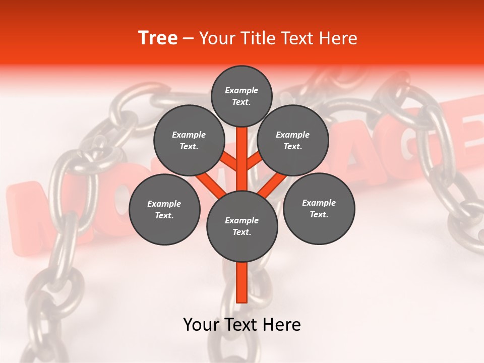 Elderly Touching Hand PowerPoint Template