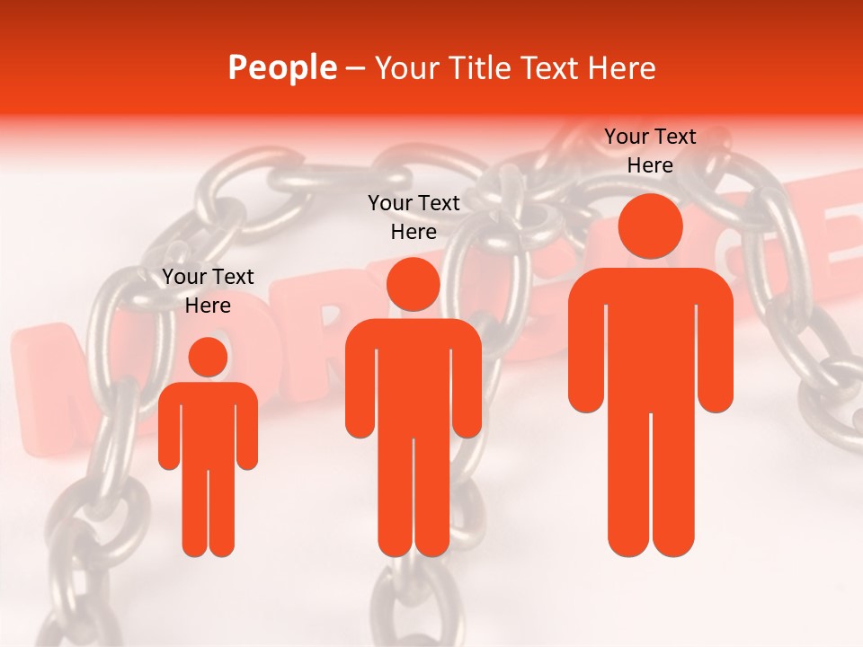 Elderly Touching Hand PowerPoint Template