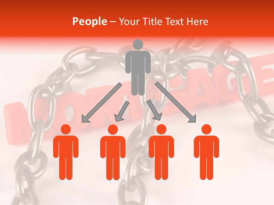 Elderly Touching Hand PowerPoint Template