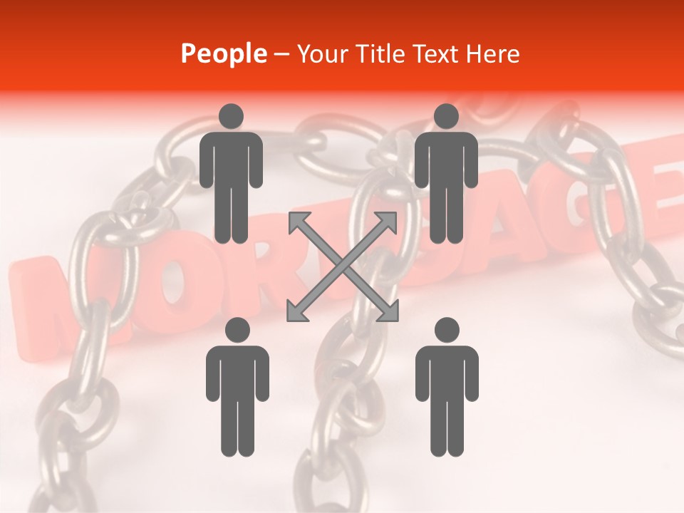 Elderly Touching Hand PowerPoint Template