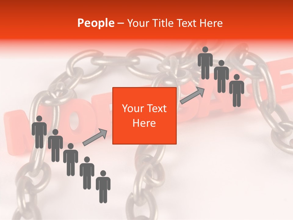 Elderly Touching Hand PowerPoint Template