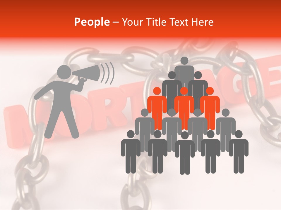 Elderly Touching Hand PowerPoint Template