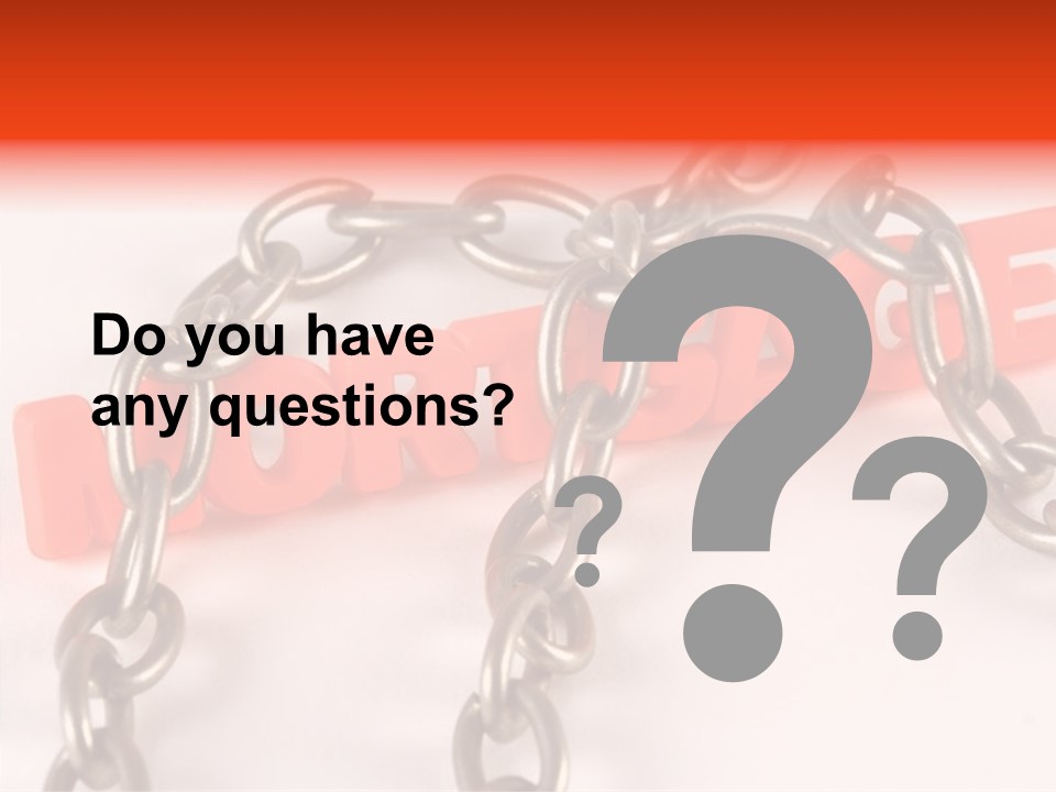 Elderly Touching Hand PowerPoint Template