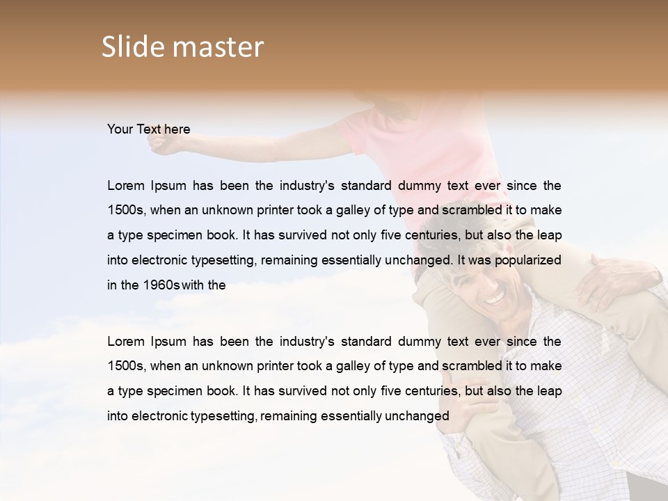 Closeup Finger Background PowerPoint Template