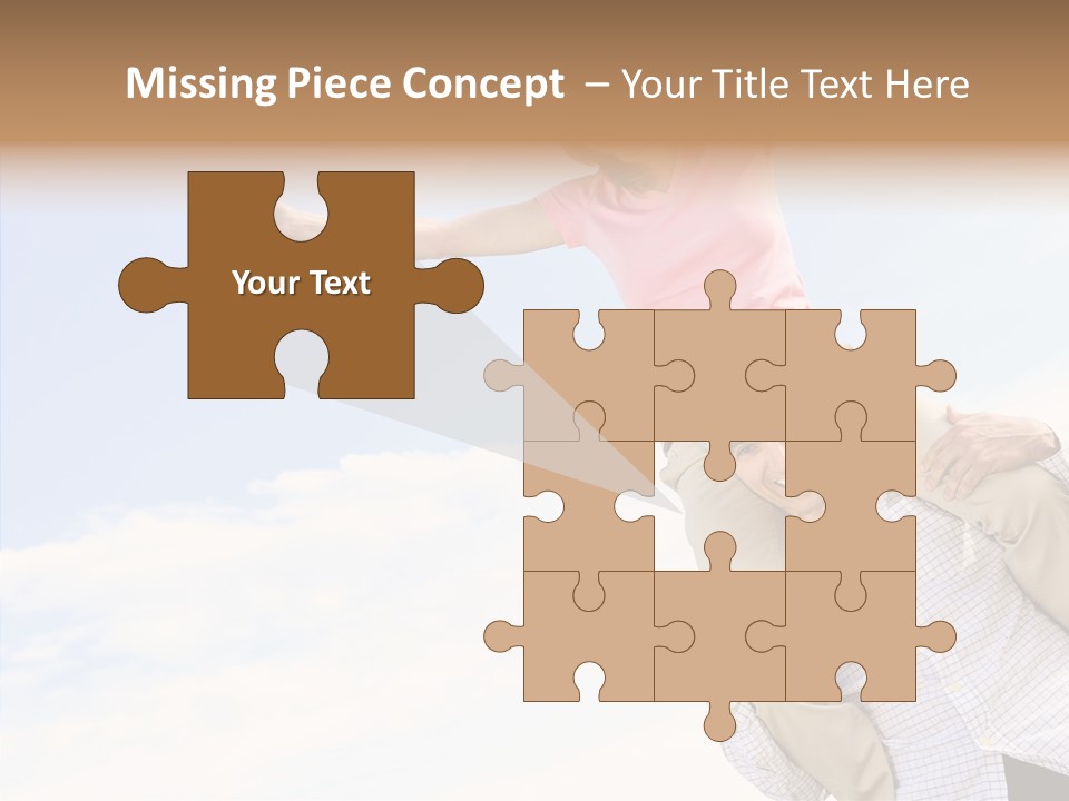 Closeup Finger Background PowerPoint Template