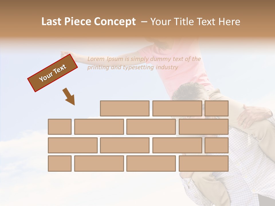 Closeup Finger Background PowerPoint Template