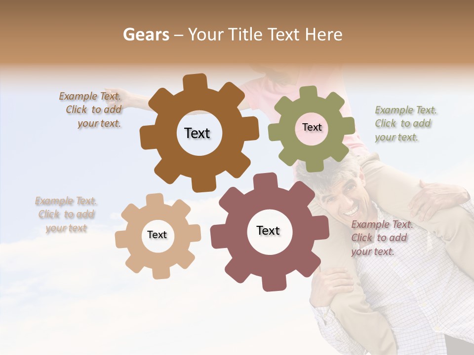 Closeup Finger Background PowerPoint Template