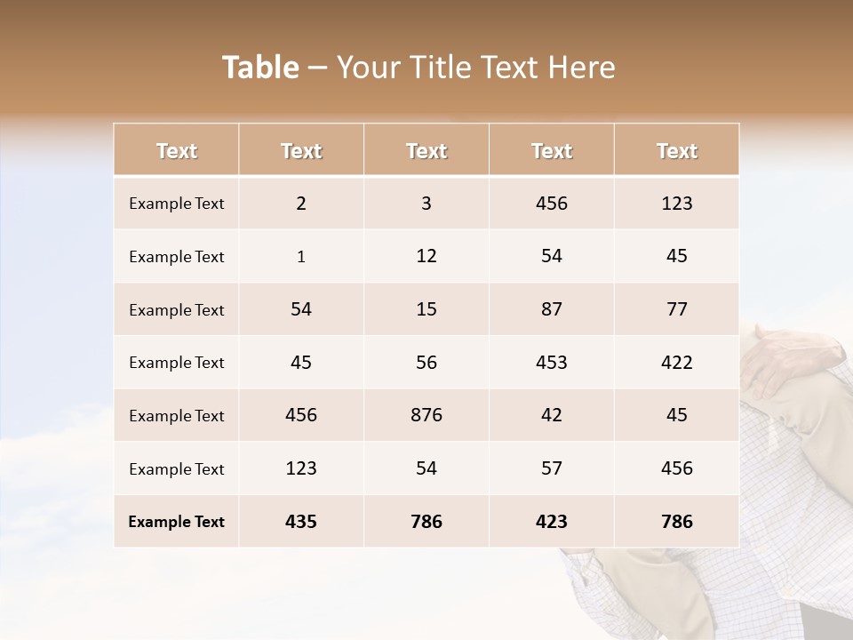 Closeup Finger Background PowerPoint Template