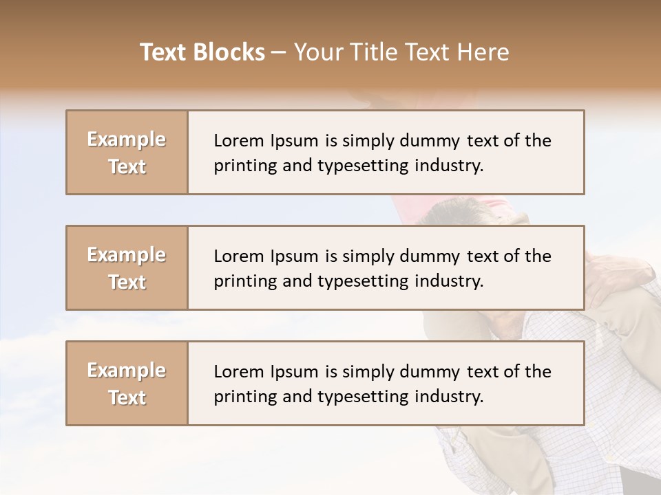 Closeup Finger Background PowerPoint Template