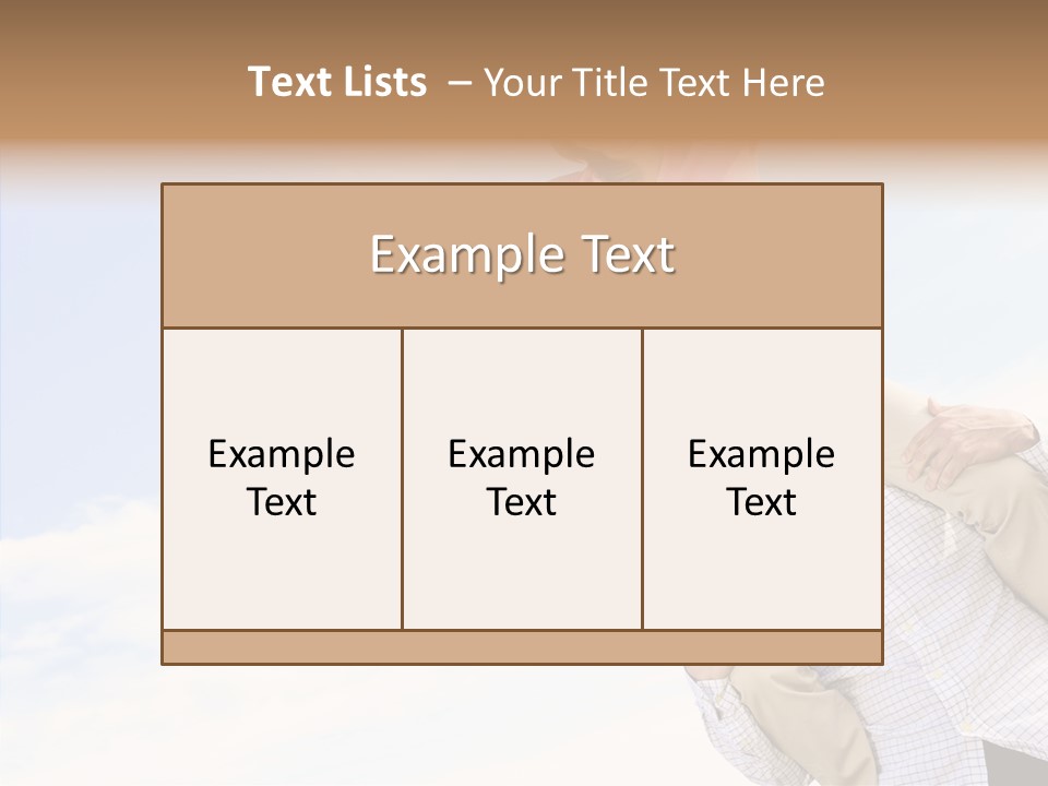 Closeup Finger Background PowerPoint Template