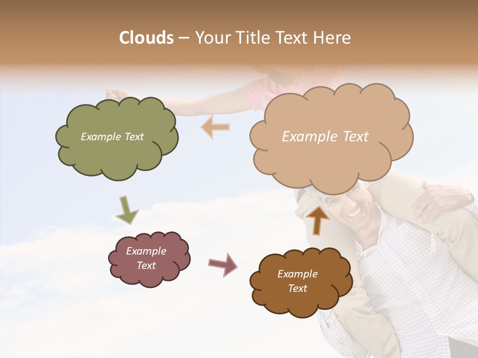 Closeup Finger Background PowerPoint Template