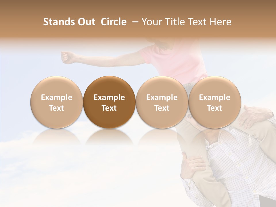 Closeup Finger Background PowerPoint Template