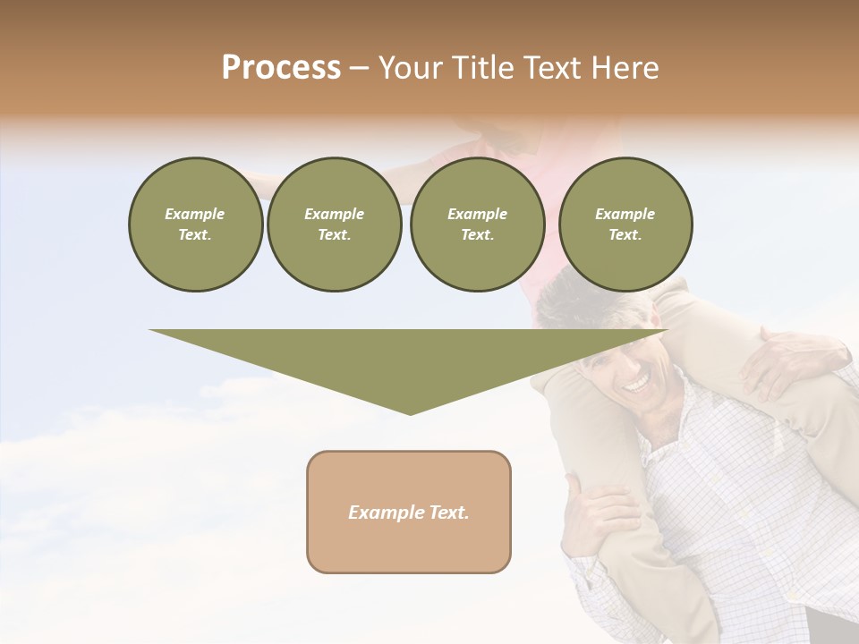 Closeup Finger Background PowerPoint Template