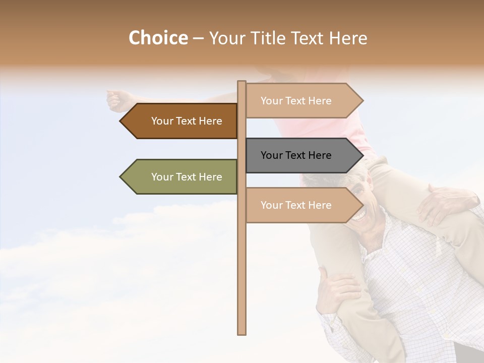 Closeup Finger Background PowerPoint Template