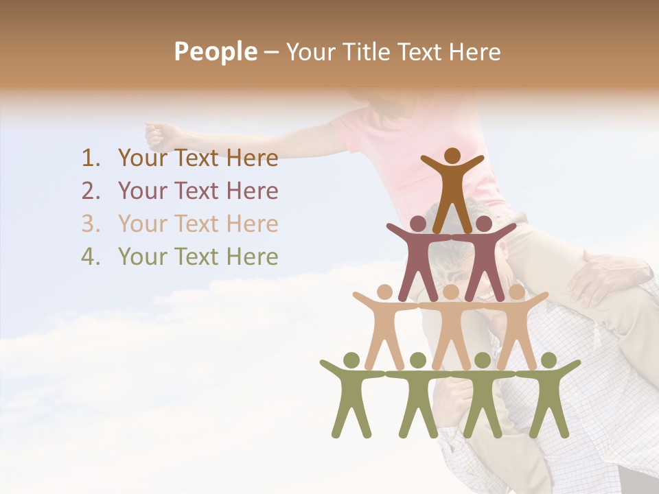 Closeup Finger Background PowerPoint Template