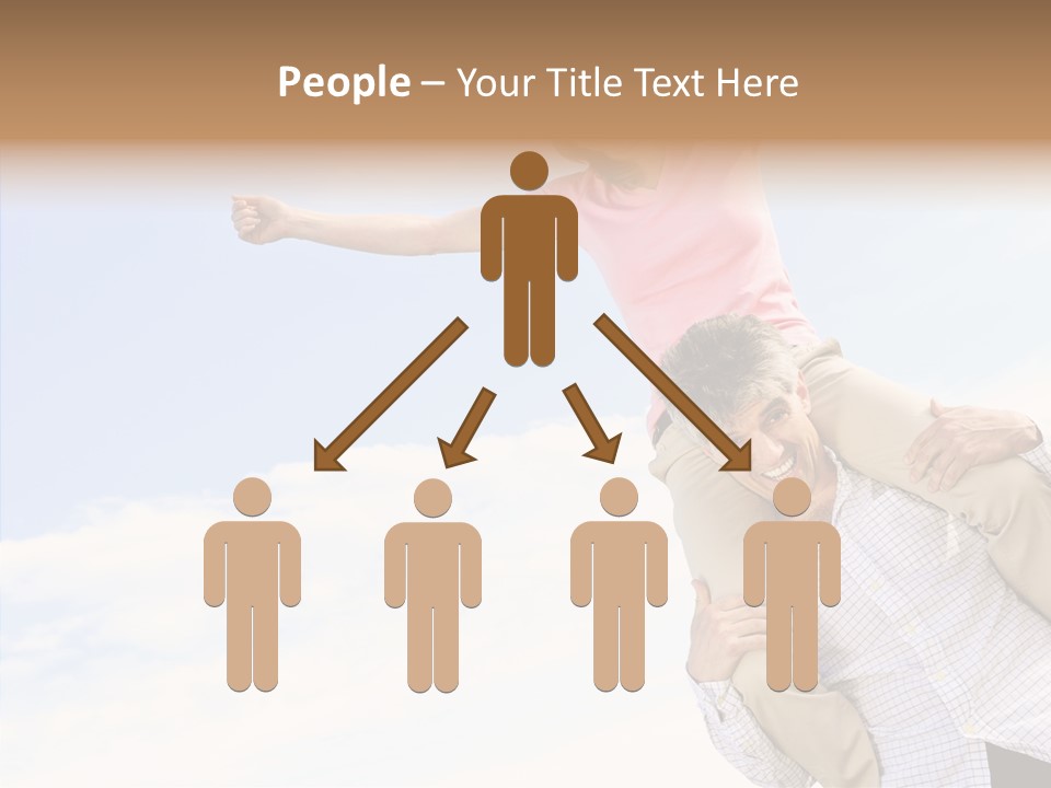 Closeup Finger Background PowerPoint Template