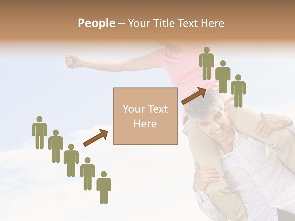 Closeup Finger Background PowerPoint Template