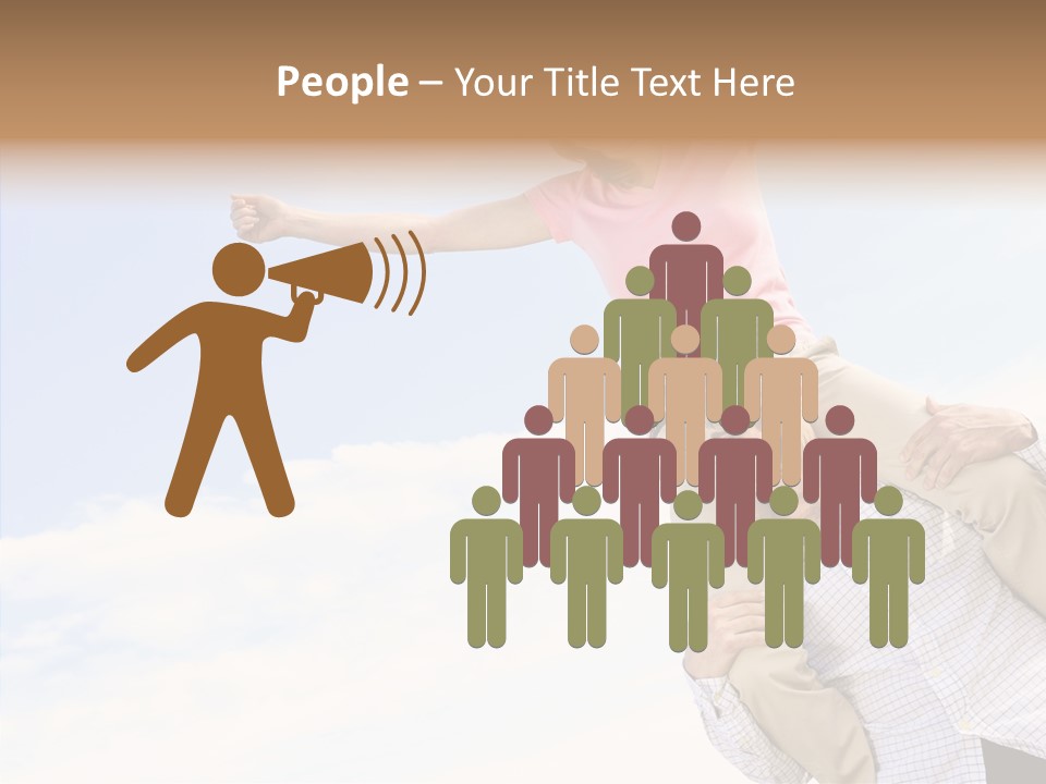 Closeup Finger Background PowerPoint Template