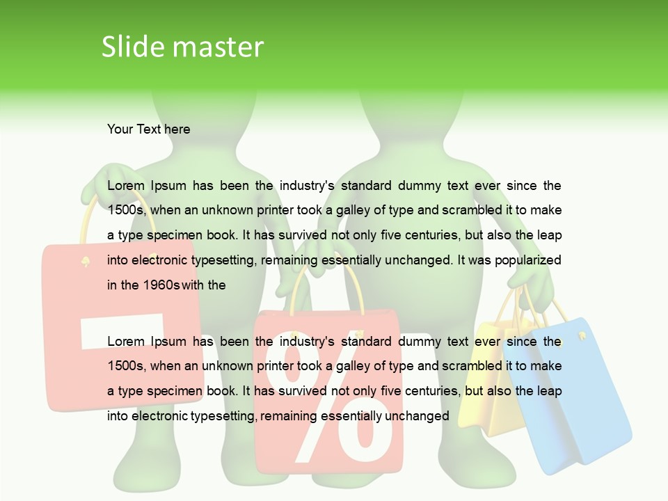 Human Finger Elder PowerPoint Template