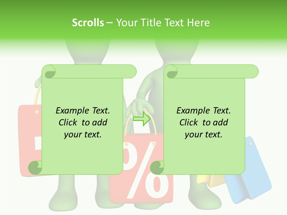 Human Finger Elder PowerPoint Template
