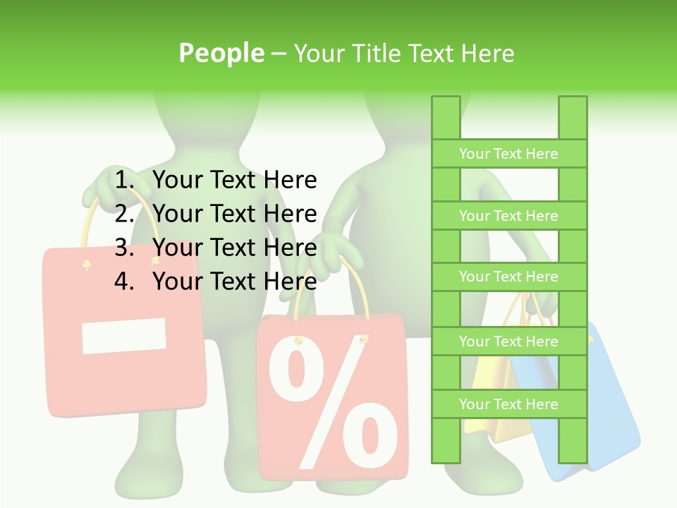 Human Finger Elder PowerPoint Template