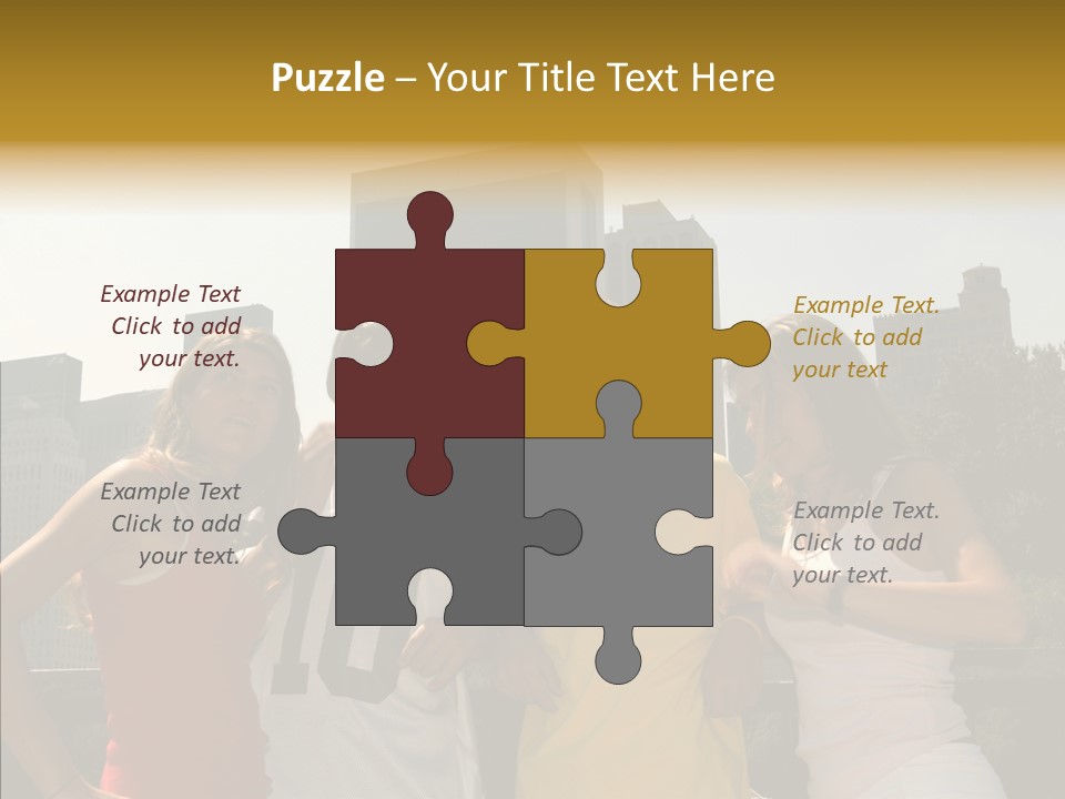 White Hold Assist PowerPoint Template