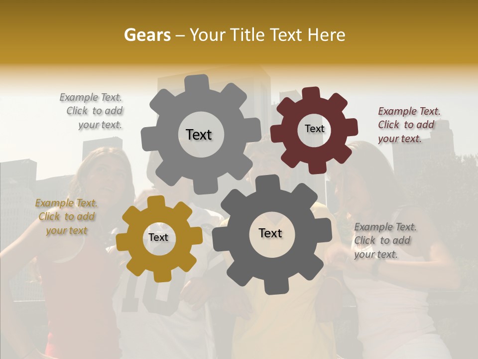 White Hold Assist PowerPoint Template