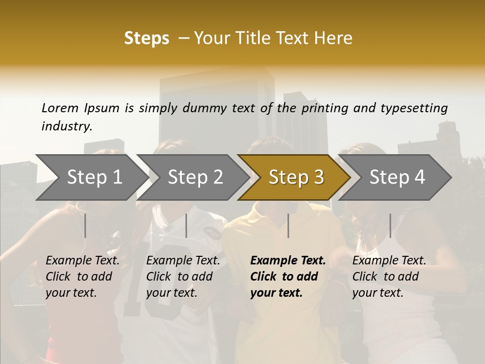 White Hold Assist PowerPoint Template