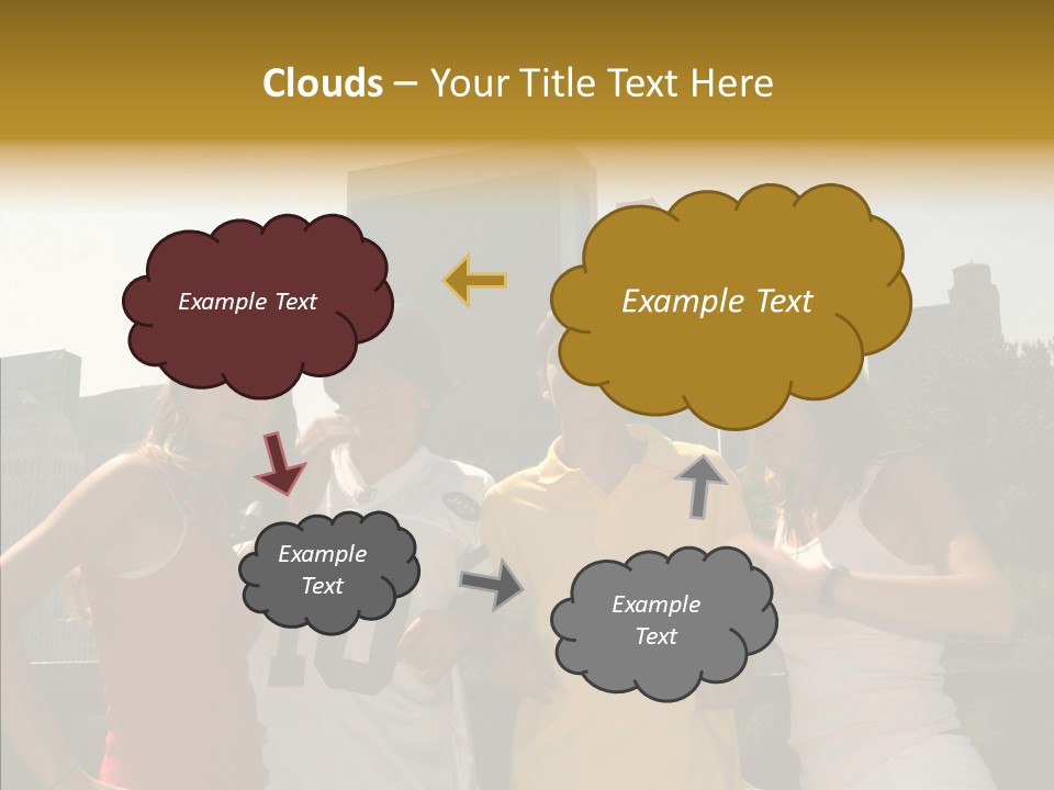 White Hold Assist PowerPoint Template