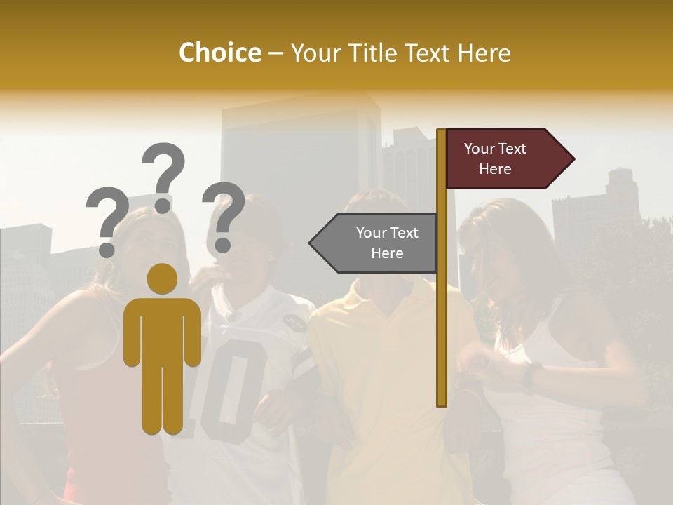 White Hold Assist PowerPoint Template