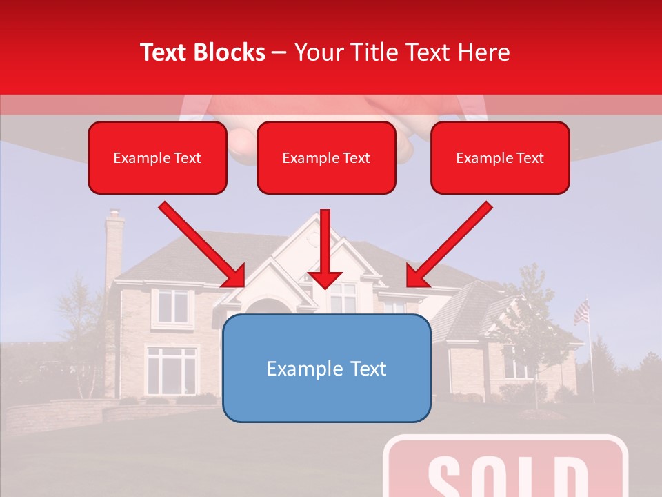 Closeup Holding Hands Assist PowerPoint Template