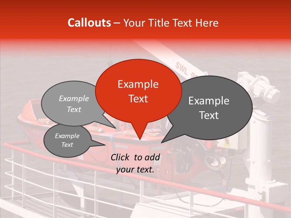 White Background Assist Close Up PowerPoint Template