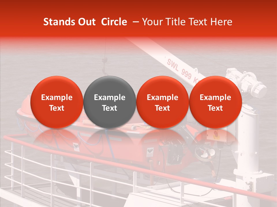 White Background Assist Close Up PowerPoint Template