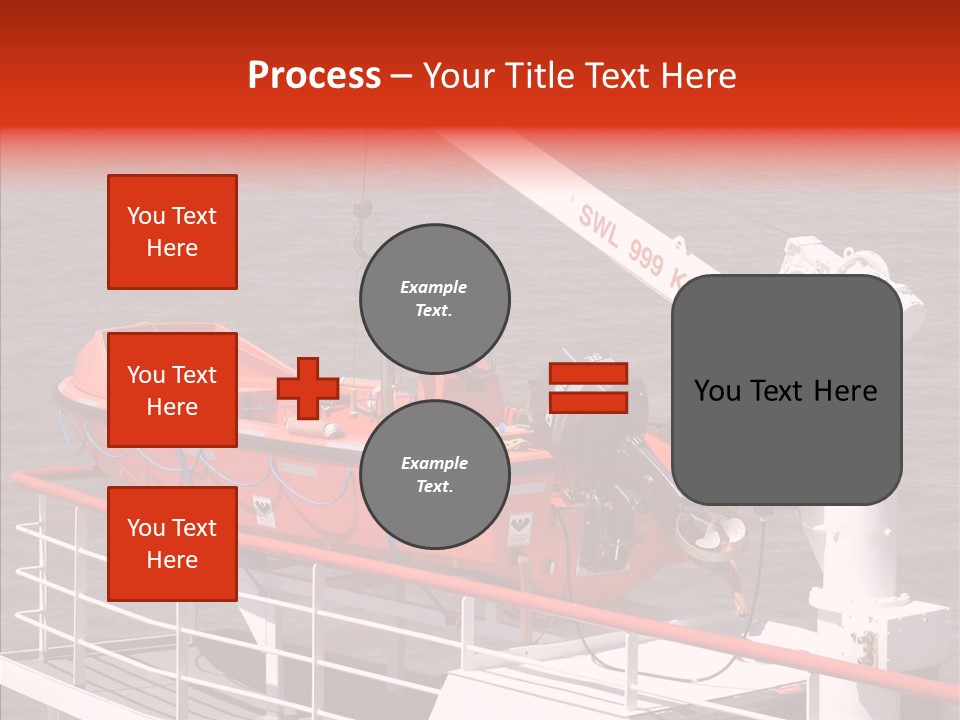 White Background Assist Close Up PowerPoint Template