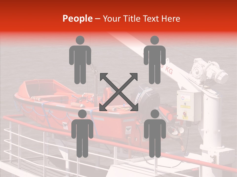 White Background Assist Close Up PowerPoint Template