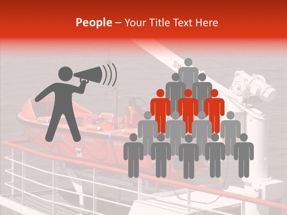 White Background Assist Close Up PowerPoint Template