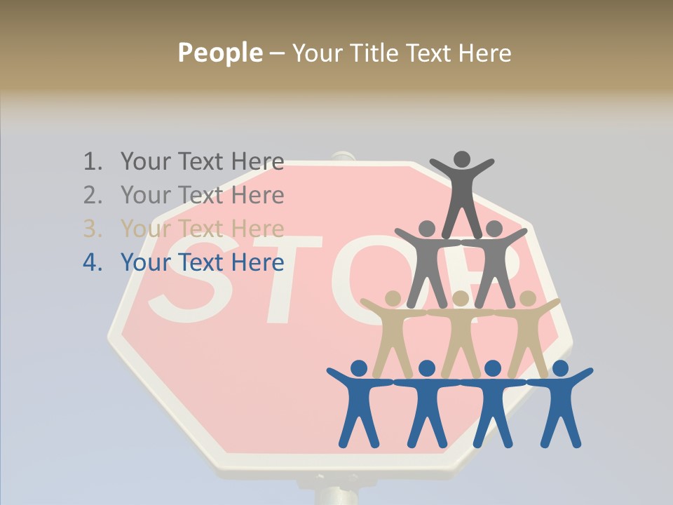 Togetherness Care White Background PowerPoint Template