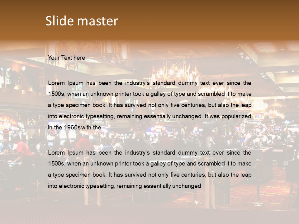 Elderly White Background Two PowerPoint Template