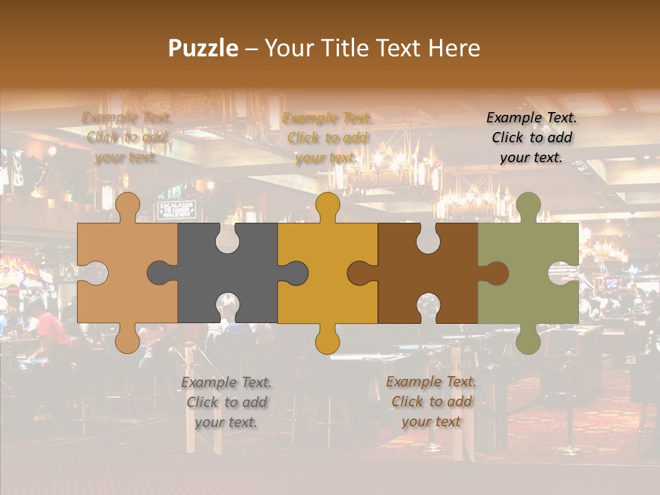 Elderly White Background Two PowerPoint Template