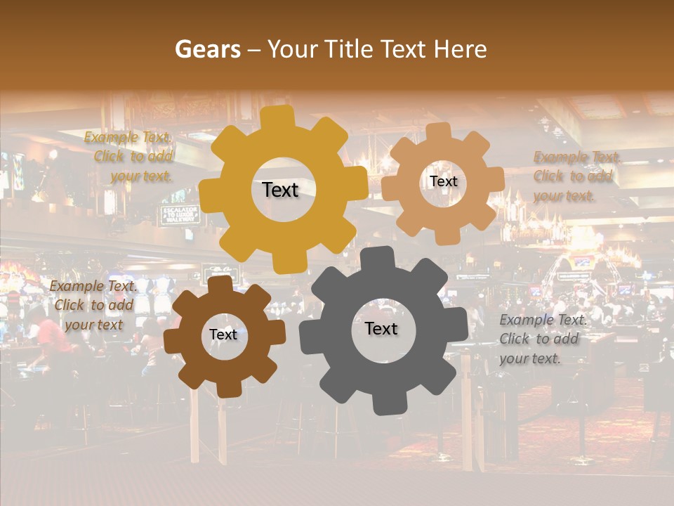 Elderly White Background Two PowerPoint Template